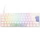 Ducky One 2 Pro Mini White Edition Gaming Tastatur, RGB LED - Cherry Silver