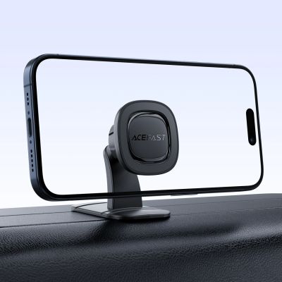 6. Acefast D51 Magnetic Car Phone Holder for Dashboard - Black