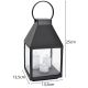 5. LED LANTERN 25CM 3 CANDLES SASKA GIFT & DECOR