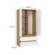 7. MALWA SS-90 ARTISAN WARDROBE / WHITE SET