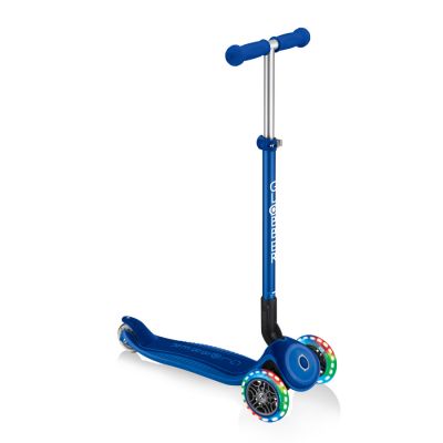 9. Globber Primo Foldable Plus Lights Jr 439-100 3-Wheel Scooter
