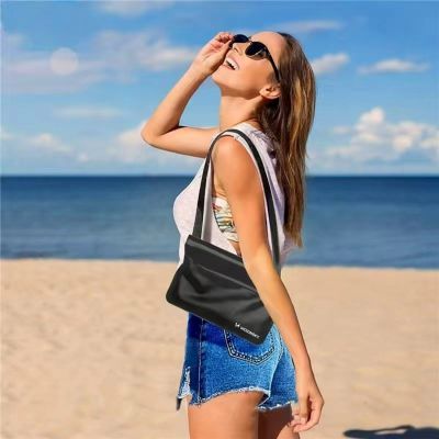 3. Wozinsky WWS-01 Waterproof PVC Waist Bag - Black