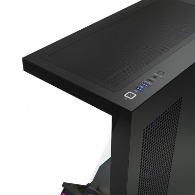 12. MODECOM VOLCANO STELLAR PLUS ARGB MIDI 5F BLACK CASE