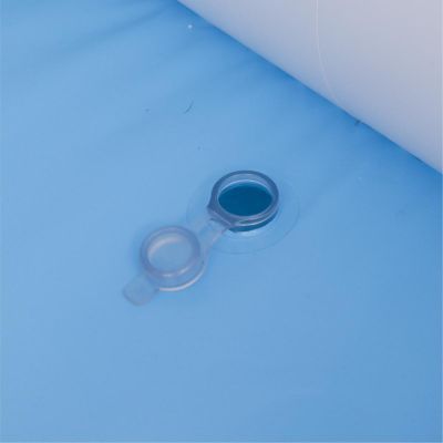 14. FAMILY INFLATABLE POOL RECTANGULAR 2-RING RAINBOW 195x140x47CM 51470