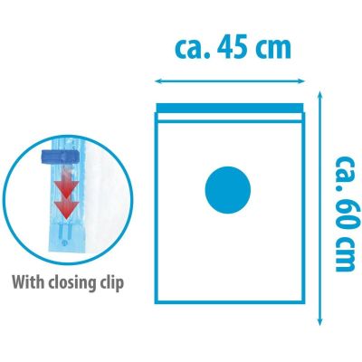 25. VACUUM BAG FOR STORING CLOTHES, BEDDING 45x60cm ALPINA