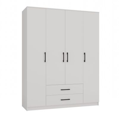 2. ROMANA WARDROBE 160X205 WHITE WITHOUT MIRROR