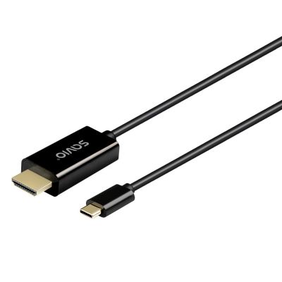 2. SAVIO USB-C TO HDMI CABLE, 30HZ, 2M, PLASTIC CL-191