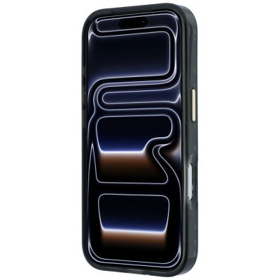 5. Guess IML 4G Script Metal Logo MagSafe Case for iPhone 18 Pro - Burgundy