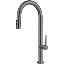 Kitchen faucet with pull-out spout - 2 types of stream