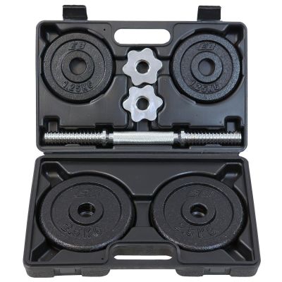 48. CAST IRON DUMBBELL 10 KG ENERO FIT CASE