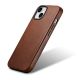 4. iCarer Oil Wax Premium Leather Case iPhone 14 Plus Magnetic Leather Case with MagSafe Brown (WMI14220703-RB)