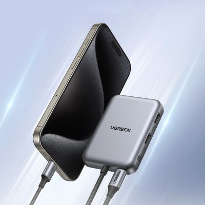 8. Ugreen USB-C 7in1 HDMI Hub USB-C USB-A SD/TF - Gray