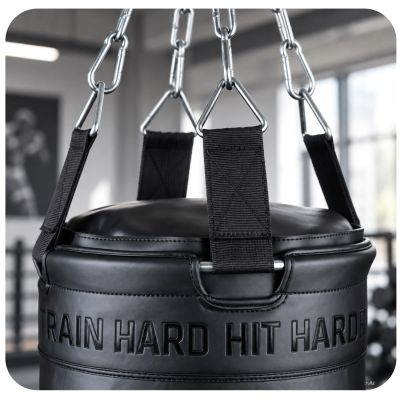 8. PREMIUM Punching Bag + Hoop SBRX Black Empty - 150cm | DBX Bushido