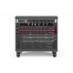 3. 8U AVS rack, 420 x 507 x 460 mm threaded mountingholes, castors, bl
