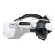 BoboVR E3 Pro Head Strap with Battery for Meta Quest 3 and 3S - White and Black