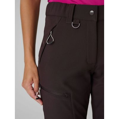 7. Women's trekking trousers softshell windproof membrane 10000 4F 4FRAW26TFTRF1608-80S