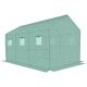 44. GREENHOUSE GARDEN TUNNEL 200x350x200CM PE GREEN STEEL STRUCTURE