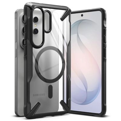 Ringke Fusion X Magnetic MagSafe Case for Samsung Galaxy S26 Ultra - Clear Black