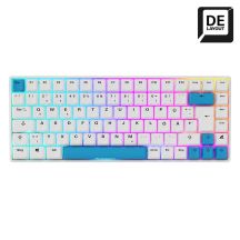 Sharkoon SKILLER SGK50 S3 PBT Gaming Keyboard USB QWERTZ German White