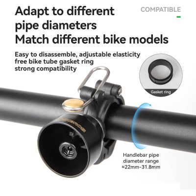 2. Rockbros bicycle bell 340021001 black