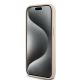 5. DKNY Leather Mono Stripe & Metal Logo case for iPhone 15 / 14 / 13 - pink