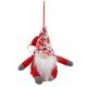 2. DECORATIVE SANTA CLAUS WITH GIFT BAG 15CM RED