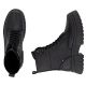 4. Women's leather ankle boots with thick soles, black Rieker W1870-02