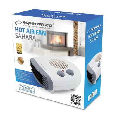 4. Esperanza Sahara EHH003 fan heater (2000W; white)