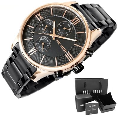 2. Paul Lorens PL11652B6-1A4 Men's Watch