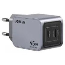 Ugreen Nexode Pro 35008 2x USB-C, GaN, 45W Wall Charger - Gray