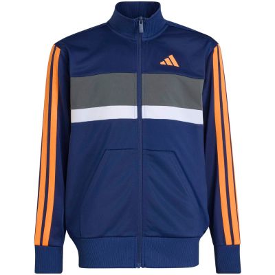 2. adidas Seasonal Essentials Tiberio 3-Stripes Navy Blue Kids Tracksuit KZ0148