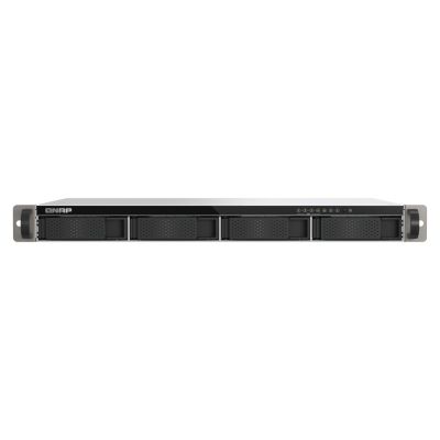 4. Qnap TS-433eU, 1U RACK, 4x 2.5"/3.5" SATA, ARM Cortex-A55 2.0GHz 4C, 4GB, 2x 2.5GbE, 2x USB 3.2, 60W adapter