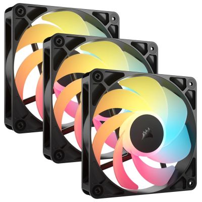 Corsair RS120-R ARGB Computer Case Fan 12 cm Black 3 pcs.