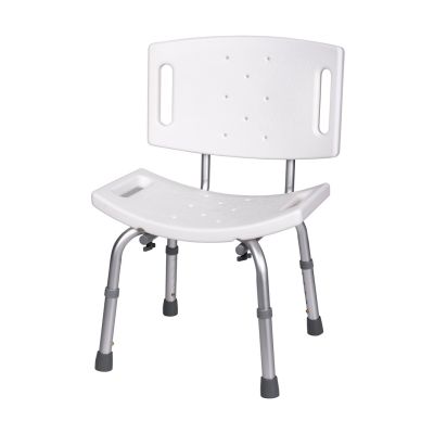 Shower chair with backrest
