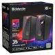 9. DEFENDER J5 2.0 PC Speakers, 6 W, LED, USB, Black, 65965