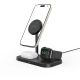 8. Tech-Protect QI15W-A22 MagSafe Inductive Charger with 3in1 MagSafe Stand for Smartphone / Apple Watch / AirPods - Black