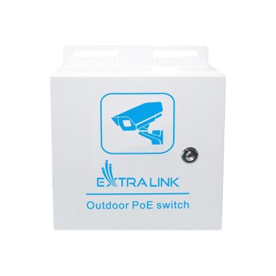 2. Extralink Outdoor PoE Switch Minos 8x RJ45 1000Mb/s PoE, 2x SFP, 200W, L2, active cooling