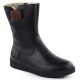 8. Black women’s leather platform ankle boots Rieker Y4355-00