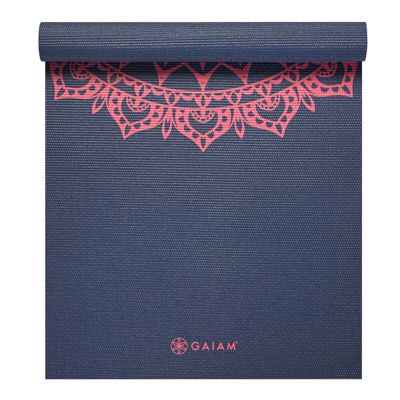 4. GAIAM Pink Marrakesh Yoga Mat 4 MM 62429