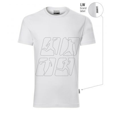 Men's T-shirt Resist heavy (white (brand label))