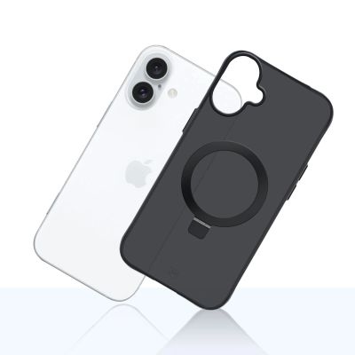 7. 3mk Smoke Case Mag&Stand for iPhone 17 - black