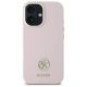 3. Guess Silicone Logo Strass 4G case for iPhone 16 - light pink