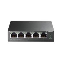 TP-LINK TL-SF1005LP Network Link Unmanaged Fast Ethernet (10/100) PoE Support Black