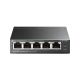 TP-LINK TL-SF1005LP Network Link Unmanaged Fast Ethernet (10/100) PoE Support Black