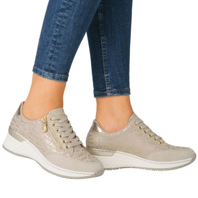 22. Rieker W N4316 RKR760 wedge sneakers