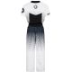 4. TOP TEN GRAPHIC kickboxing suit, black and white, XS (150 cm)