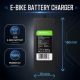 5. Qoltec Fast Charger for Electric Bike Scooter 36V | 42V | 4A | Bosch Plug + Power Cable