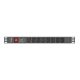 5. LANBERG 19" RACK POWER STRIP PDU PDU-08I-0200-C20-BK (1U, 16A, 8X IEC C13, 2M, C20 PLUG)