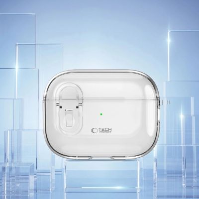 3. Tech-Protect Slim Hook Case for AirPods 1 / 2 - Clear