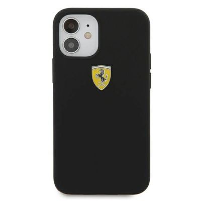 3. Ferrari FESSIHCP12SBK iPhone 12 mini 5.4" black/black hardcase On Track Silicone
